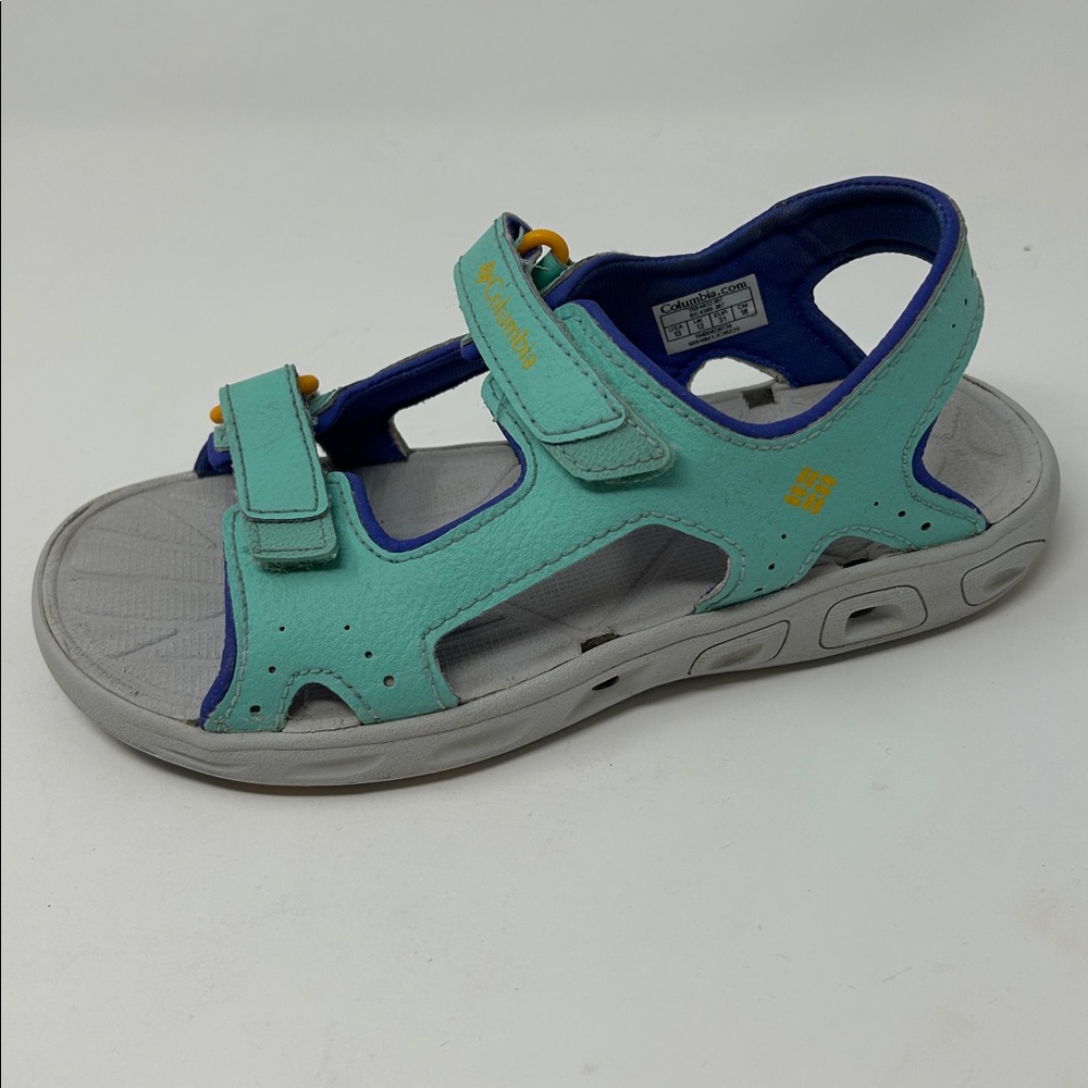 Columbia Omni-Grip Vented Kids Sandal in Turquoise & Blue. Size 13 (Little Kid)